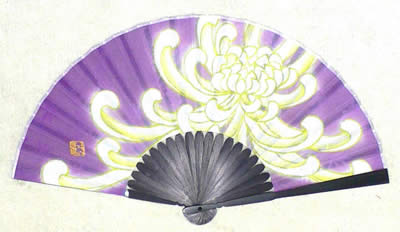 扇子　菊