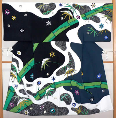 タペストリー　鶴